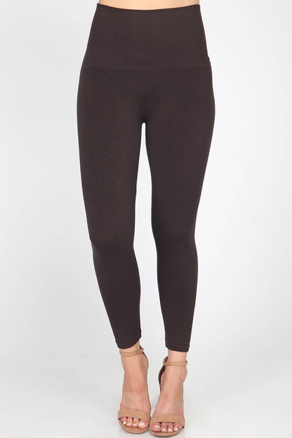 M.Rena - The Tummy Tuck Legging: Full Length / Plus Size / Black