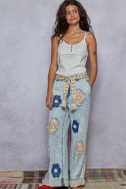 Pol Clothing - Boho edge studded tassel waist BELT163