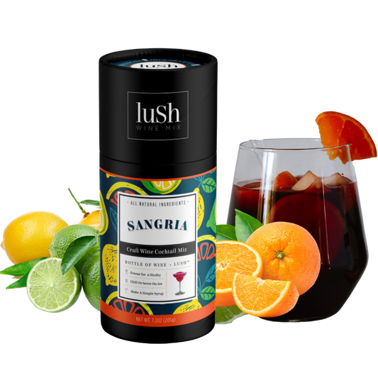 Lush Wine Mix - Sangria Singles - Organic Sangria Cocktail & Mocktail Mix