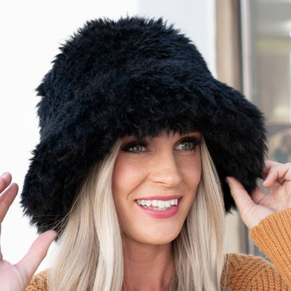 Truly Contagious - CC Faux Fur Bucket Hat
