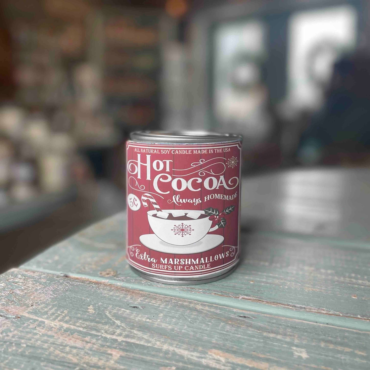 Surfs Up Candle - Hot Cocoa Paint Can Candle