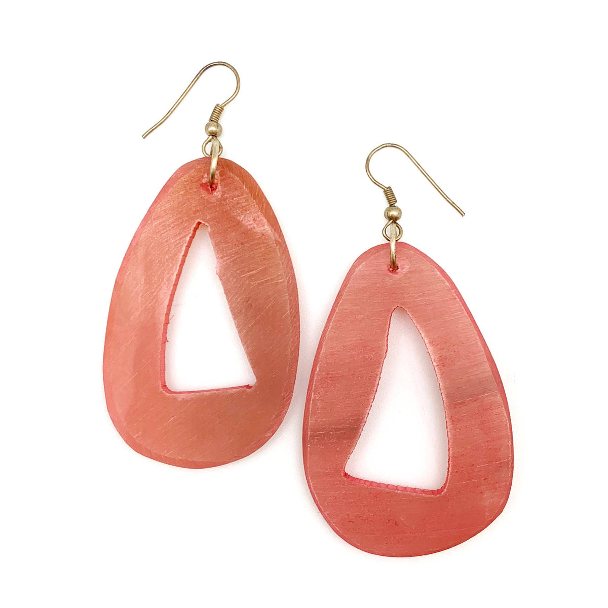 Anju Jewelry - Omala Pleasing Pastels Collection Earrings-Teardrop/Triangle