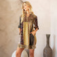 Young Threads - Chic Bohemian Stone-Washed Babydoll Dress