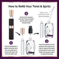Zodica Perfumery - Zodiac Perfume Twist & Spritz Travel Spray Gift Set 8ml: Cancer