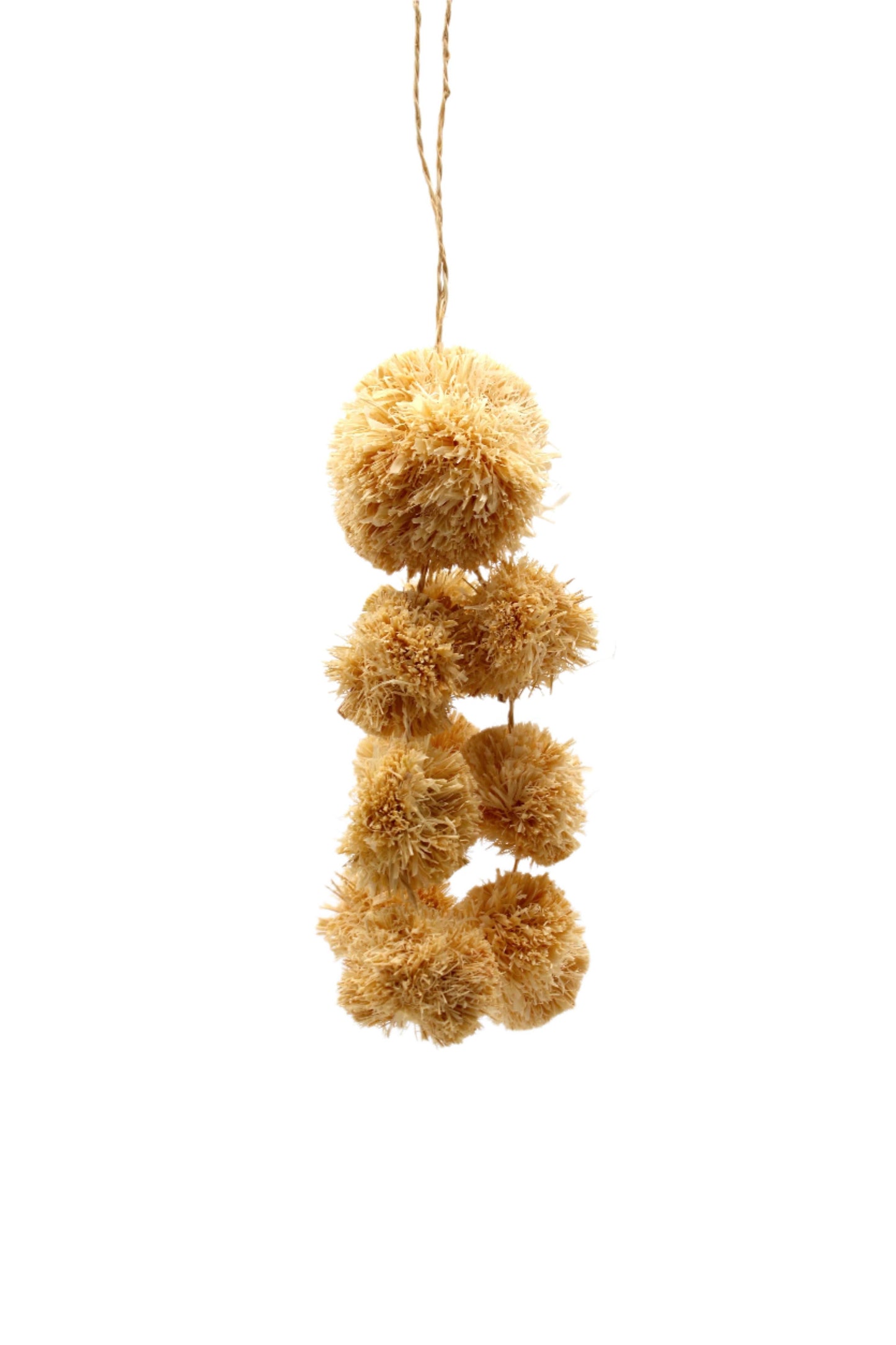 Shebobo - Waterfall Pompoms Raffia Poufs Charm Embellishment