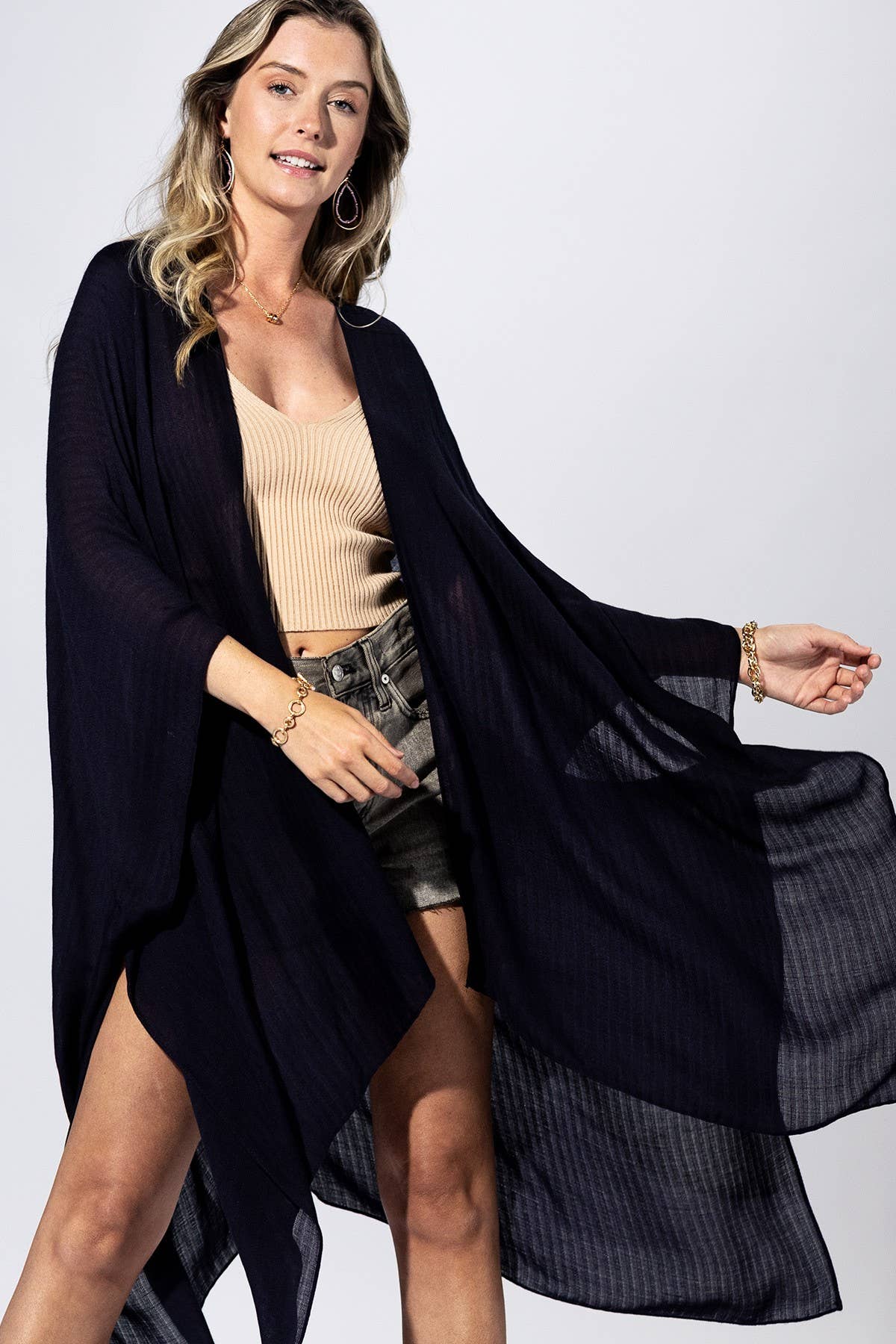 Urbanista - Berry Blue Flow Kimono