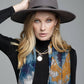 Urbanista - 100% Wool Leather Trim Panama Hat
