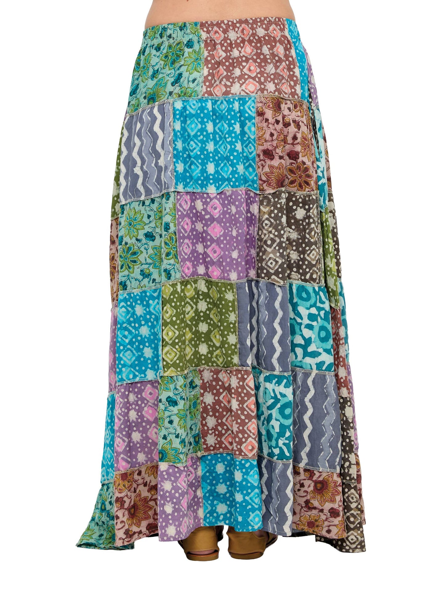 Yak & Yeti - Hippie Skirt Patchwork Floral