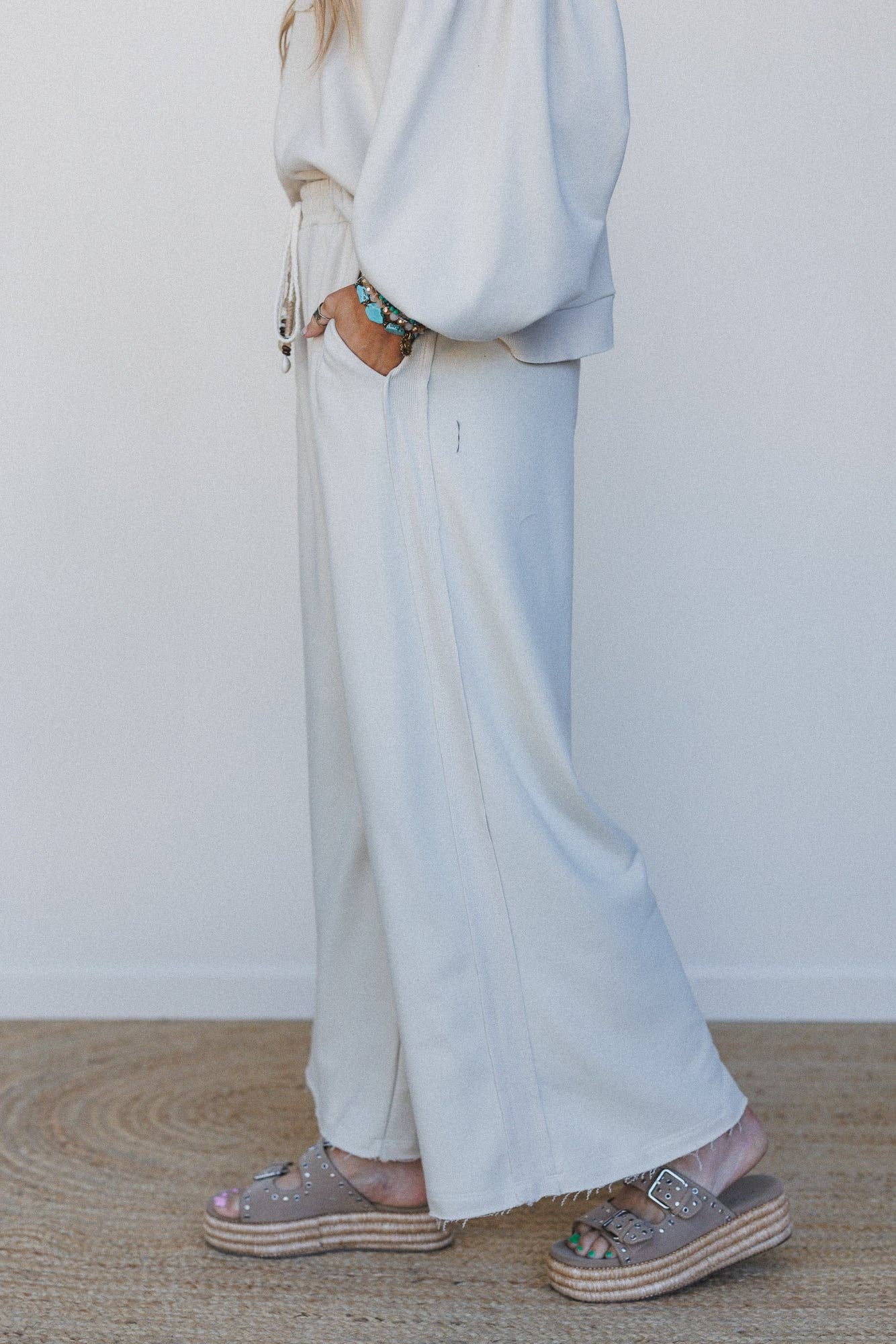 Three Bird Nest - Laid Back Love Pants - Beige