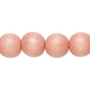 Nellie Pratt Artisan Jewelry - Charmed Life- wood shell beachy boho stretch bracelet: Light Pink