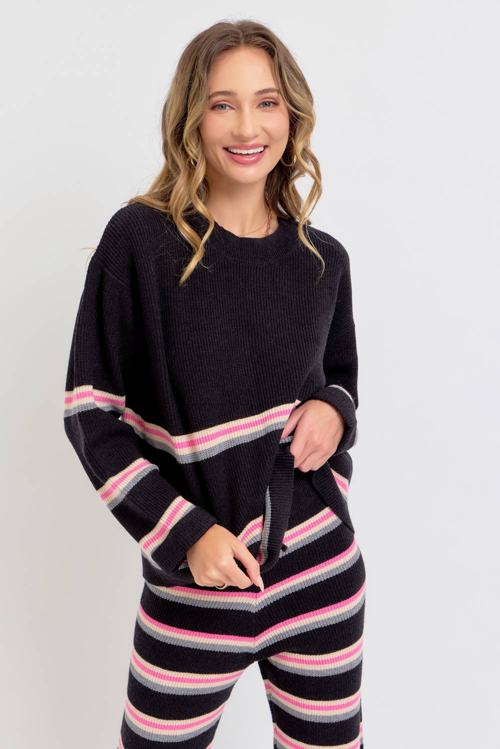 Sweet Lovely by Jen - PULLOVER CASUAL KNIT TOP