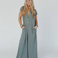 Three Bird Nest - Davina Wide Leg Jumpsuit - Light Olive