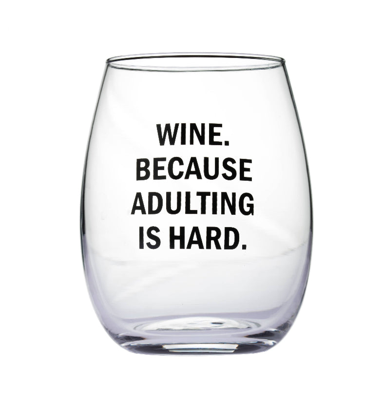 Snark City Wine Glass