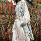 Pol Clothing - Oversize distressed crochet patch denim shacket