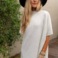 Three Bird Nest - Laid Back Luxe Dress - Light Heather Gray: XL