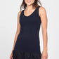 M.Rena - Reversible V-Scoop Tank Dress w/ Large Lace Hem