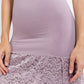 M.Rena - Reversible V-Scoop Tank Dress w/ Large Lace Hem