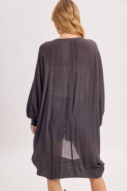 Bluivy - BOHO OPEN FRONT KIMONO CARDIGAN
