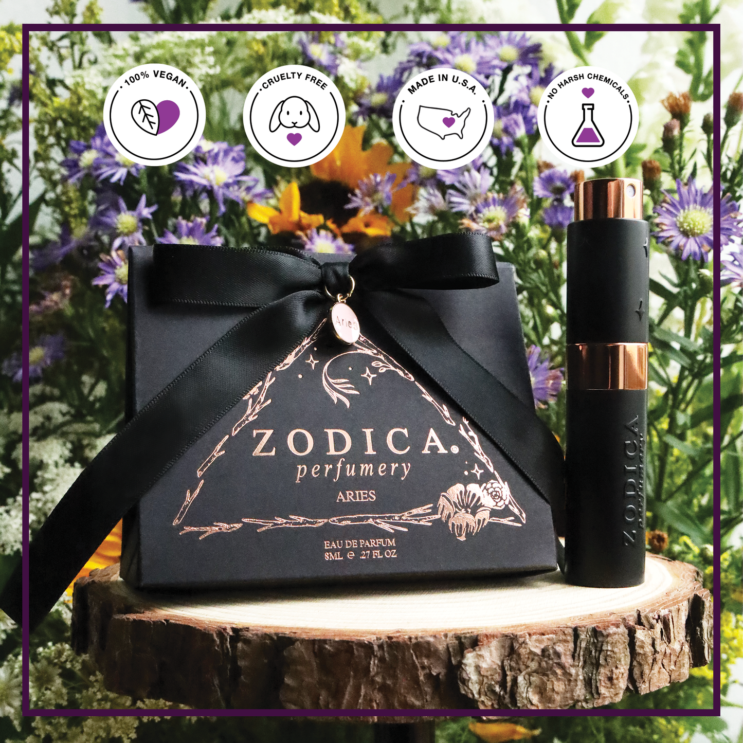 Zodica Perfumery - Zodiac Perfume Twist & Spritz Travel Spray Gift Set 8ml: Cancer