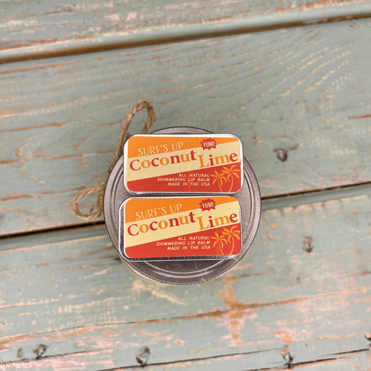 Coconut Lime Shimmering Lip Balm
