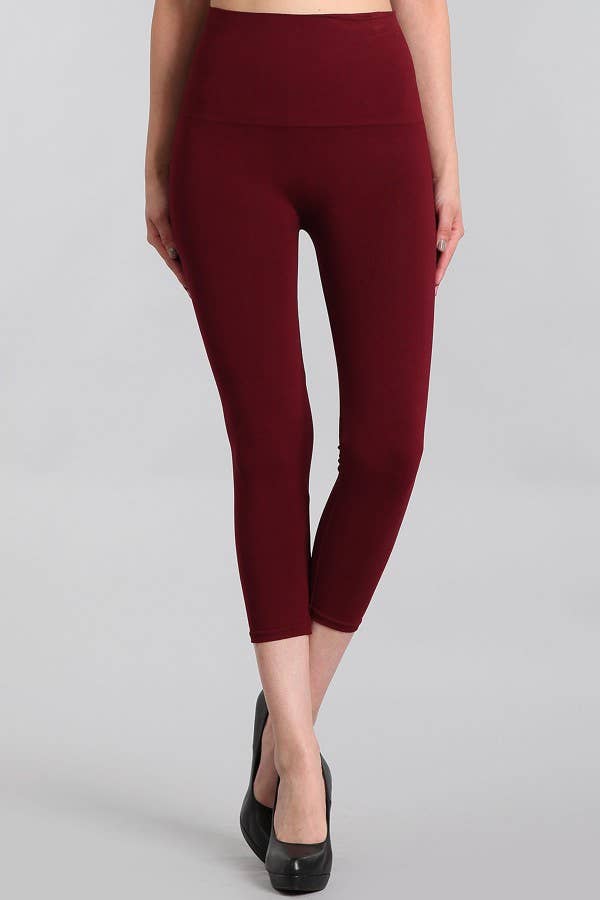 M.Rena - The Tummy Tuck Legging: Full Length / Plus Size / Black