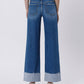 Lovervet by VERVET - HIGH RISE CUFFED WIDE JEANS LV1592