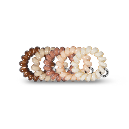 TELETIES - Spiral Hair Coils | Tiny | For the Love of Nudes Hair Ties