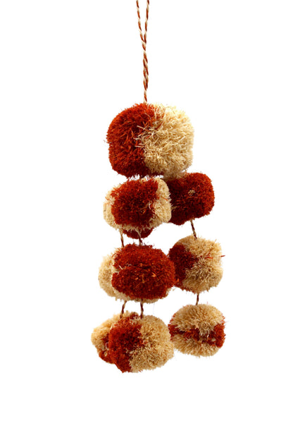 Shebobo - Waterfall Pompoms Raffia Poufs Charm Embellishment