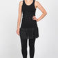 M.Rena - Reversible V-Scoop Tank Dress w/ Large Lace Hem