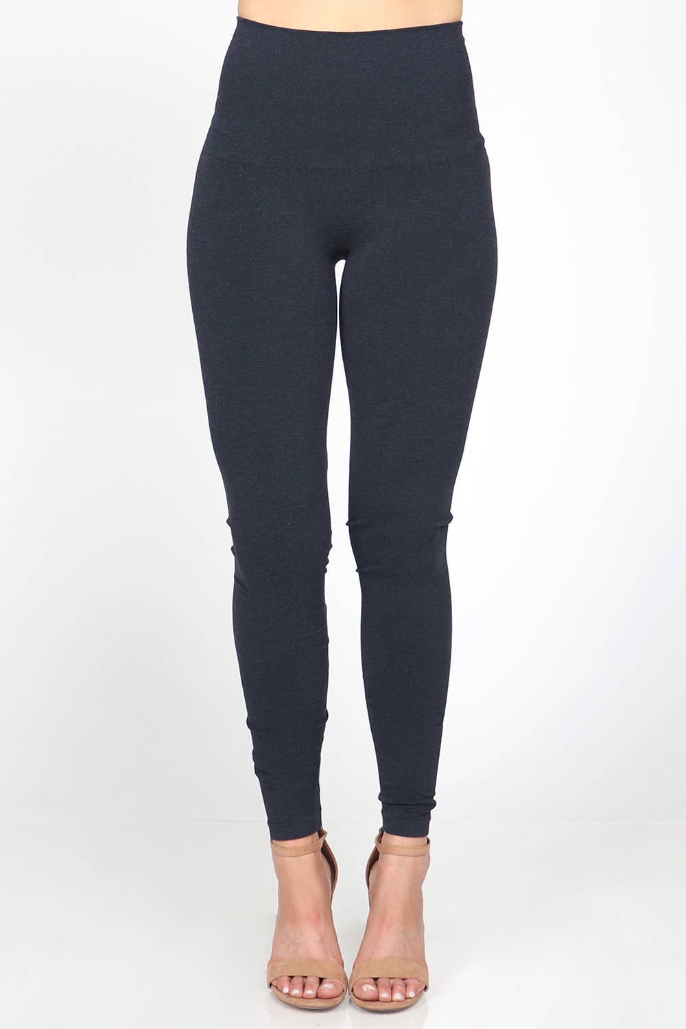 M.Rena - The Tummy Tuck Legging: Full Length / Plus Size / Black