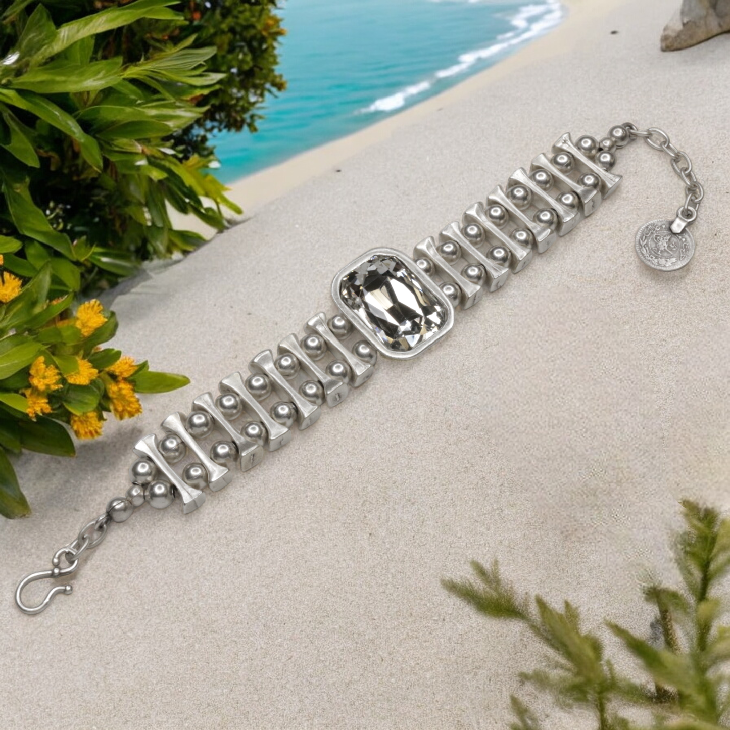 The Ancient Bazaar Jewelry & Accessories Pewter Bracelet