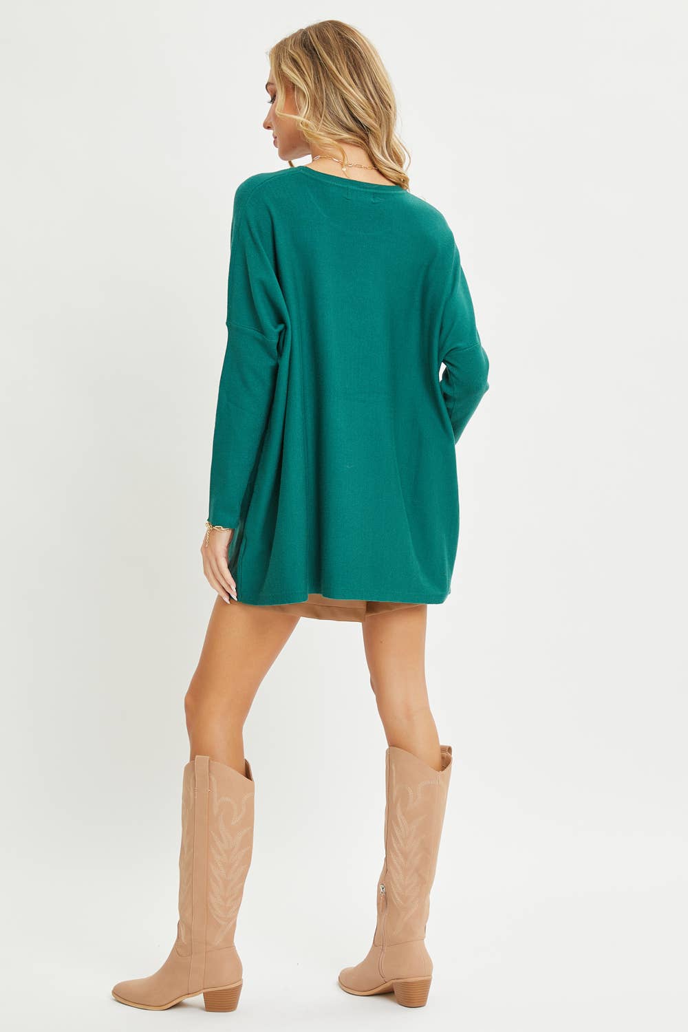Sweet Lovely by Jen - OVERSIZE/LOOSE FIT ROUND NECK KNIT TOP