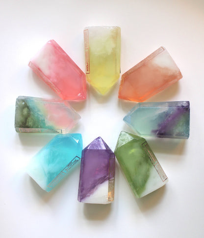 The Crystal Soapsmith - Peridot soap crystal
