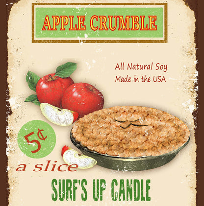 Surfs Up Candle - Apple Crumble Paint Can Candle - Vintage Collection