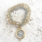 VB&CO Designs Handmade Jewelry - Coin triple bracelet Greek horse coin boutique salon