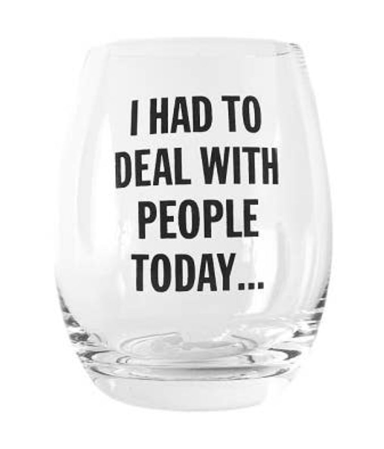 Snark City Wine Glass