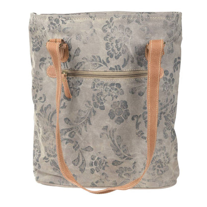 Clea Ray Canvas Bags & Clothing - Frey Canvas With Flowers Shoulder Bag