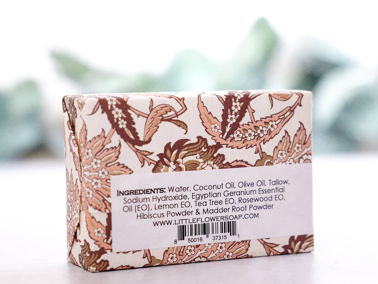 The Little Flower Soap Co - Hibiscus Rose Geranium Handmade Soap