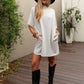 Three Bird Nest - Laid Back Luxe Dress - Light Heather Gray: XL