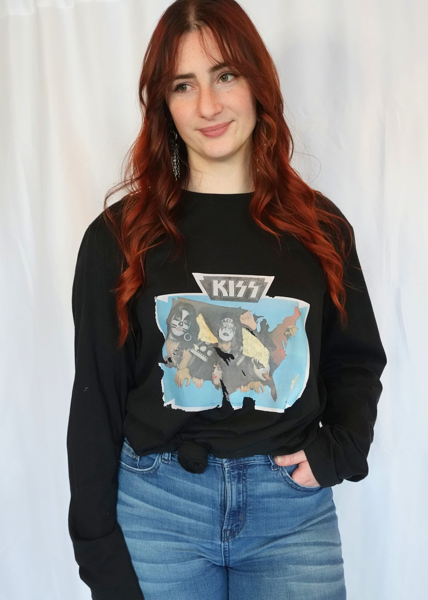 KISS Distressed T-Shirt
