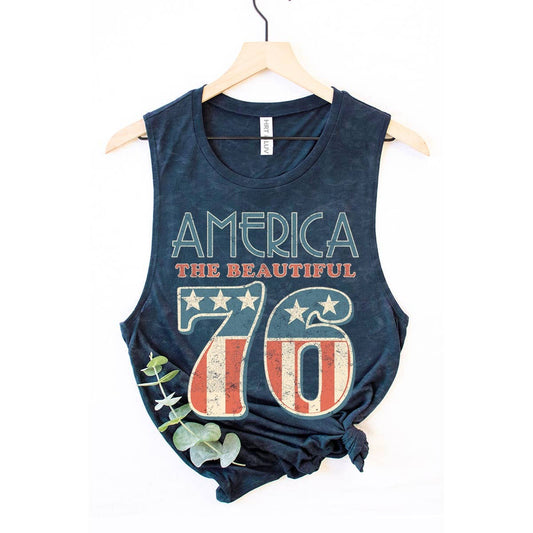 HRTandLUV - AMERICA 76 GRAPHIC TANK TOP