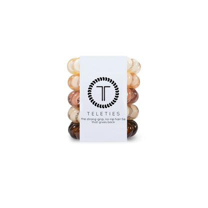 TELETIES - Spiral Hair Coils | Tiny | For the Love of Nudes Hair Ties