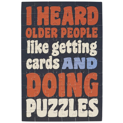 Questionables - Doing Puzzles Puzzle Card