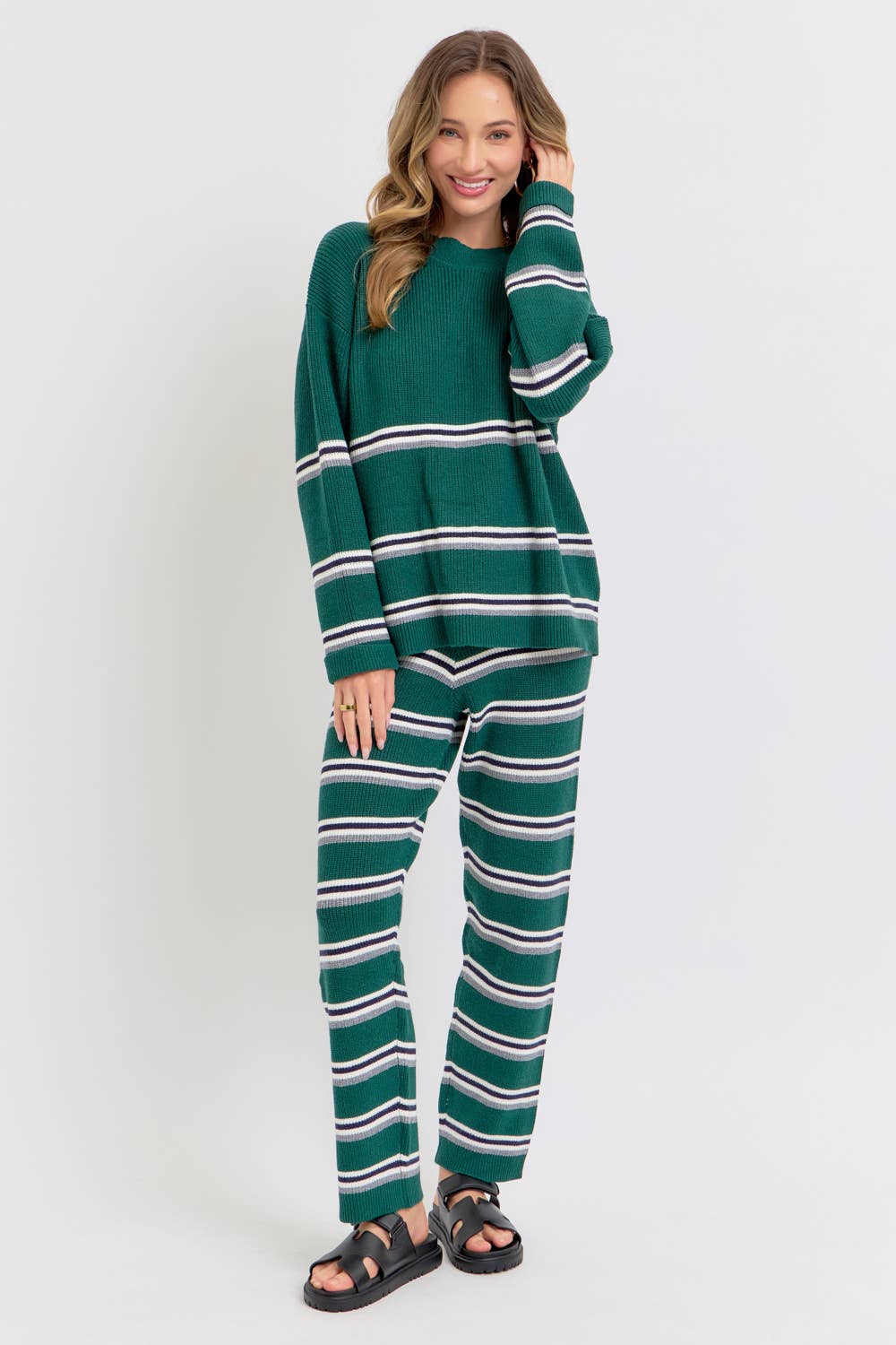 Sweet Lovely by Jen - PULLOVER CASUAL KNIT TOP