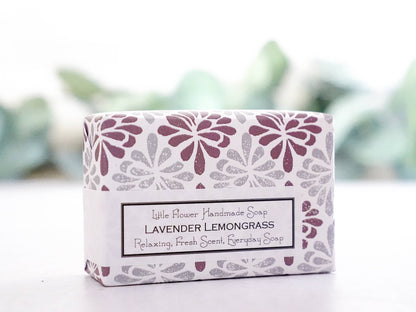The Little Flower Soap Co - Lavender Lemongrass Handmade Soap