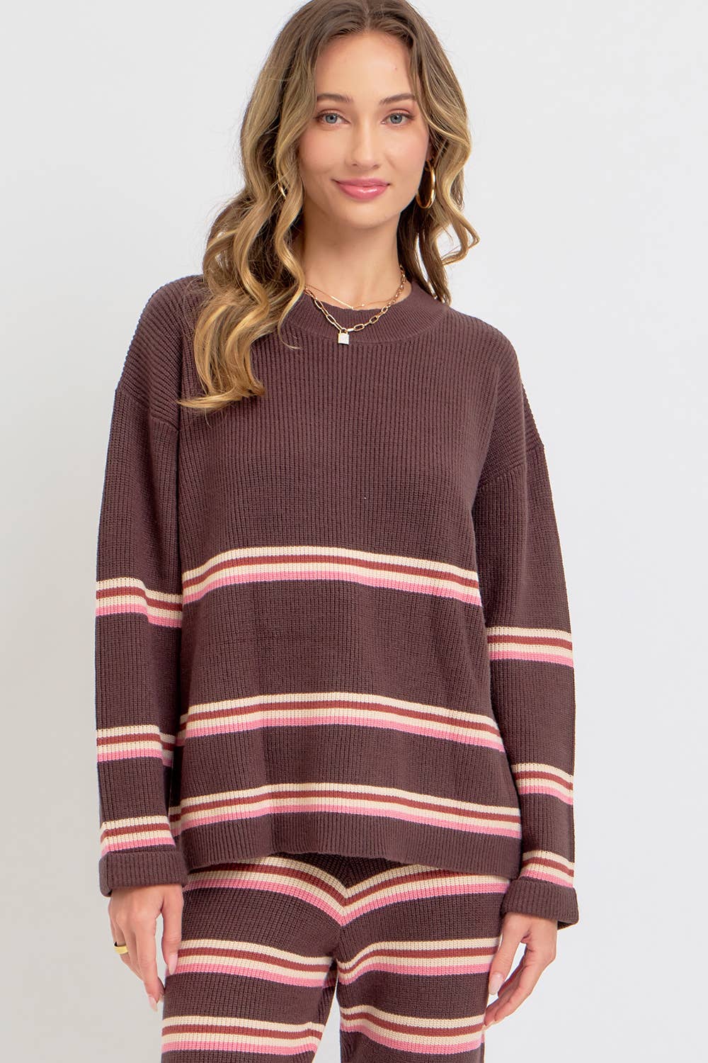 Sweet Lovely by Jen - PULLOVER CASUAL KNIT TOP