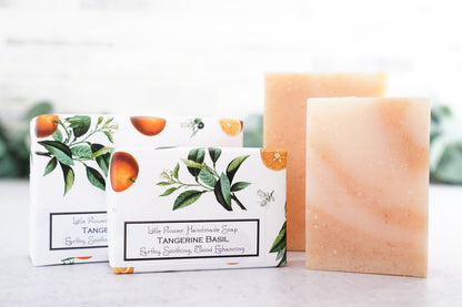 The Little Flower Soap Co - Tangerine Basil Handmade Soap