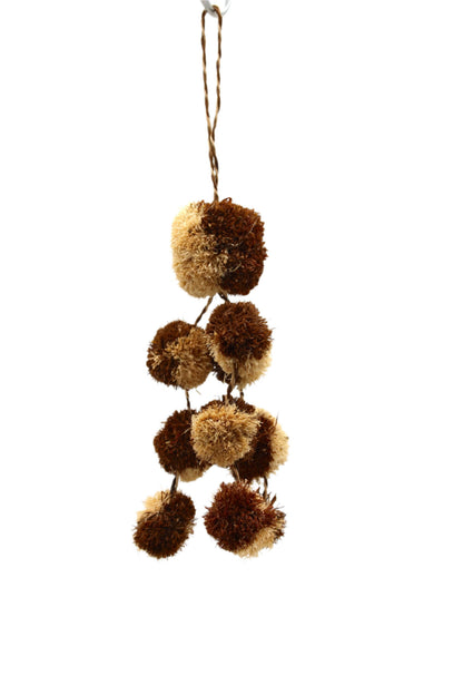 Shebobo - Waterfall Pompoms Raffia Poufs Charm Embellishment