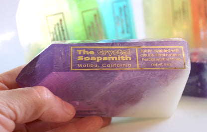 The Crystal Soapsmith - Amethyst soap