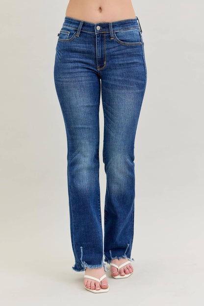Judy Blue Jeans Non-Distressed Hem Bootcut